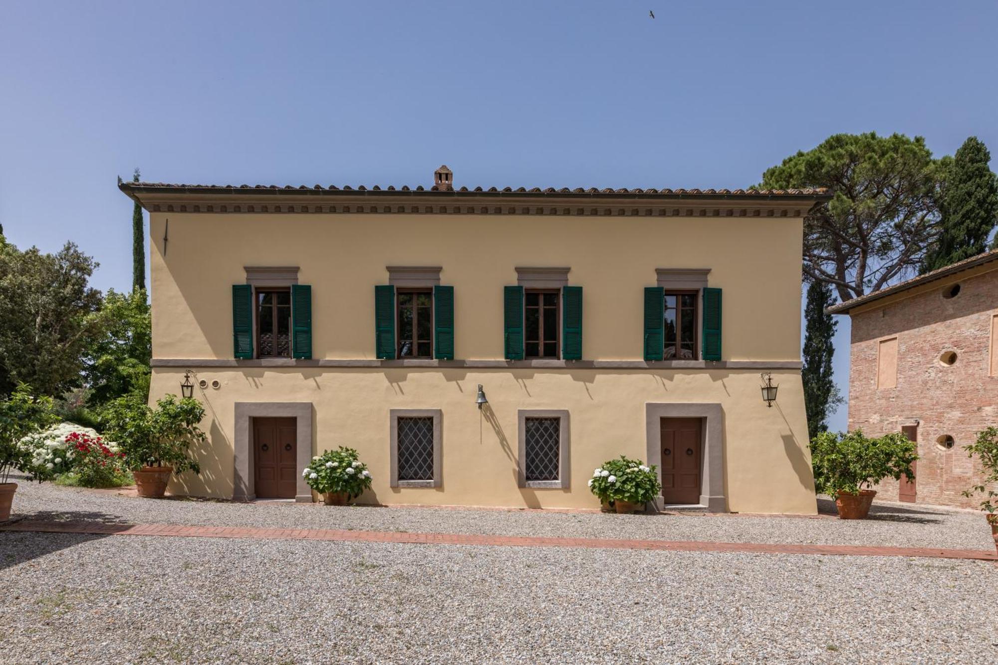 Villa Agriturismo Tenuta La Campana Asciano Exterior photo