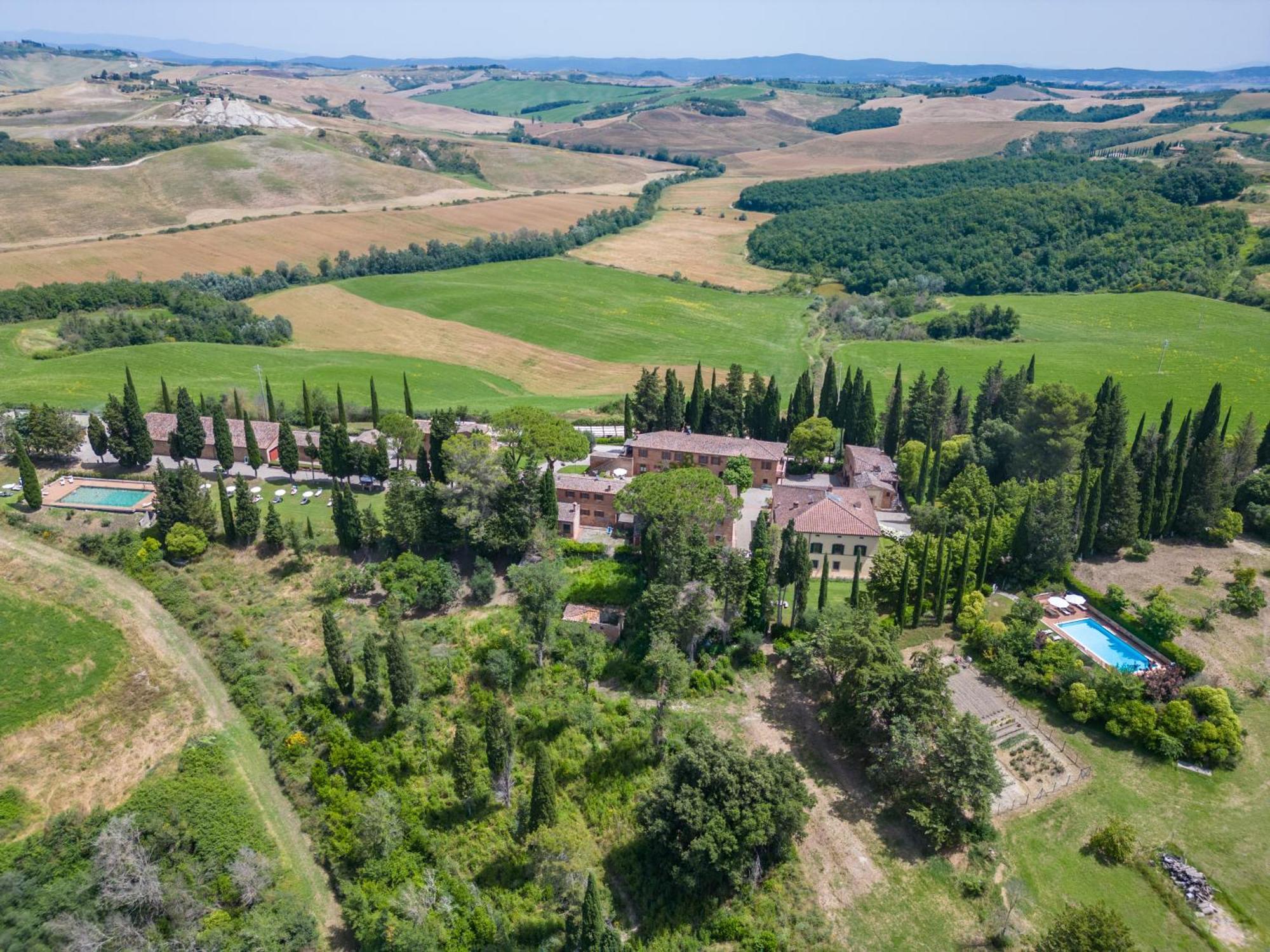 Villa Agriturismo Tenuta La Campana Asciano Exterior photo