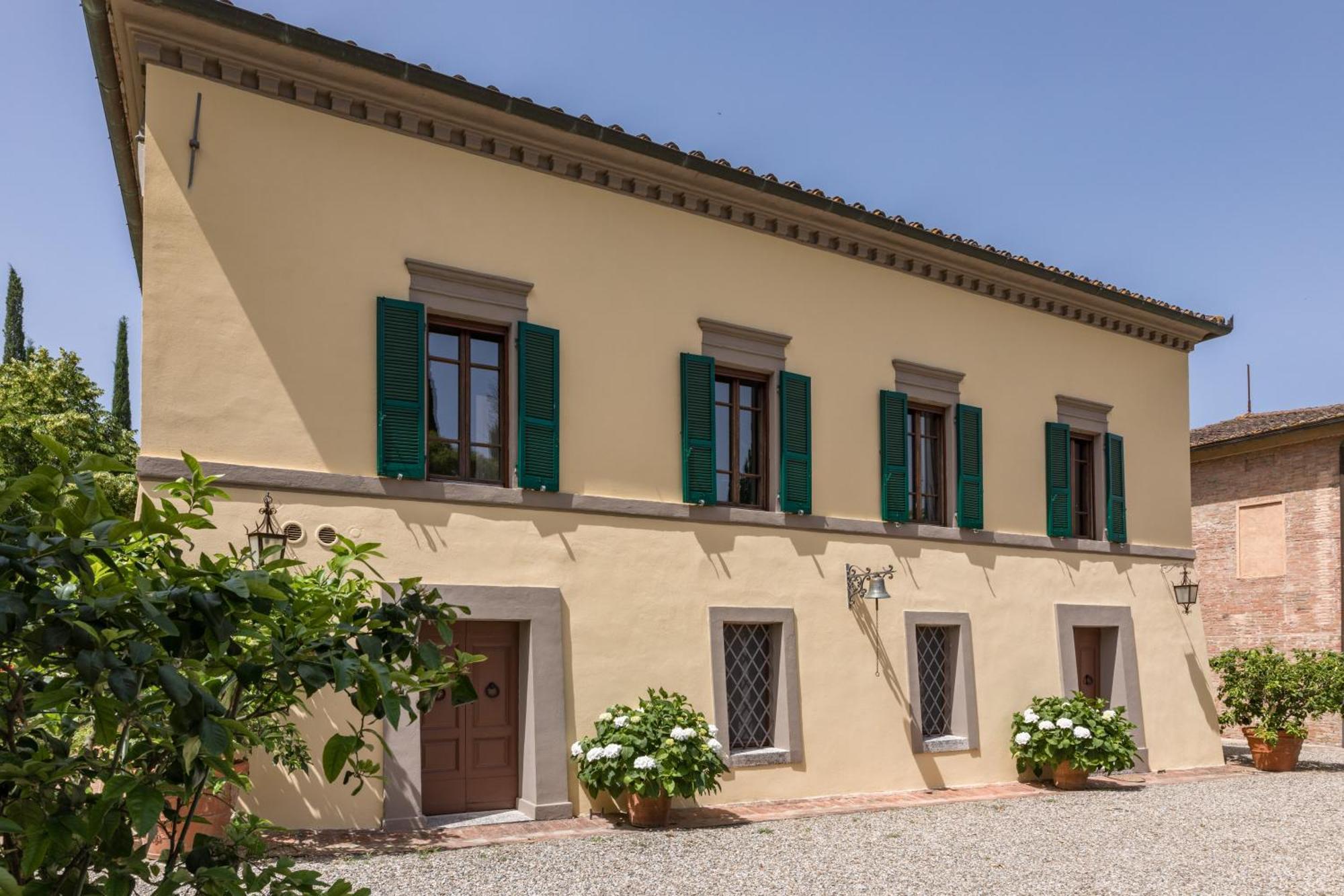 Villa Agriturismo Tenuta La Campana Asciano Exterior photo